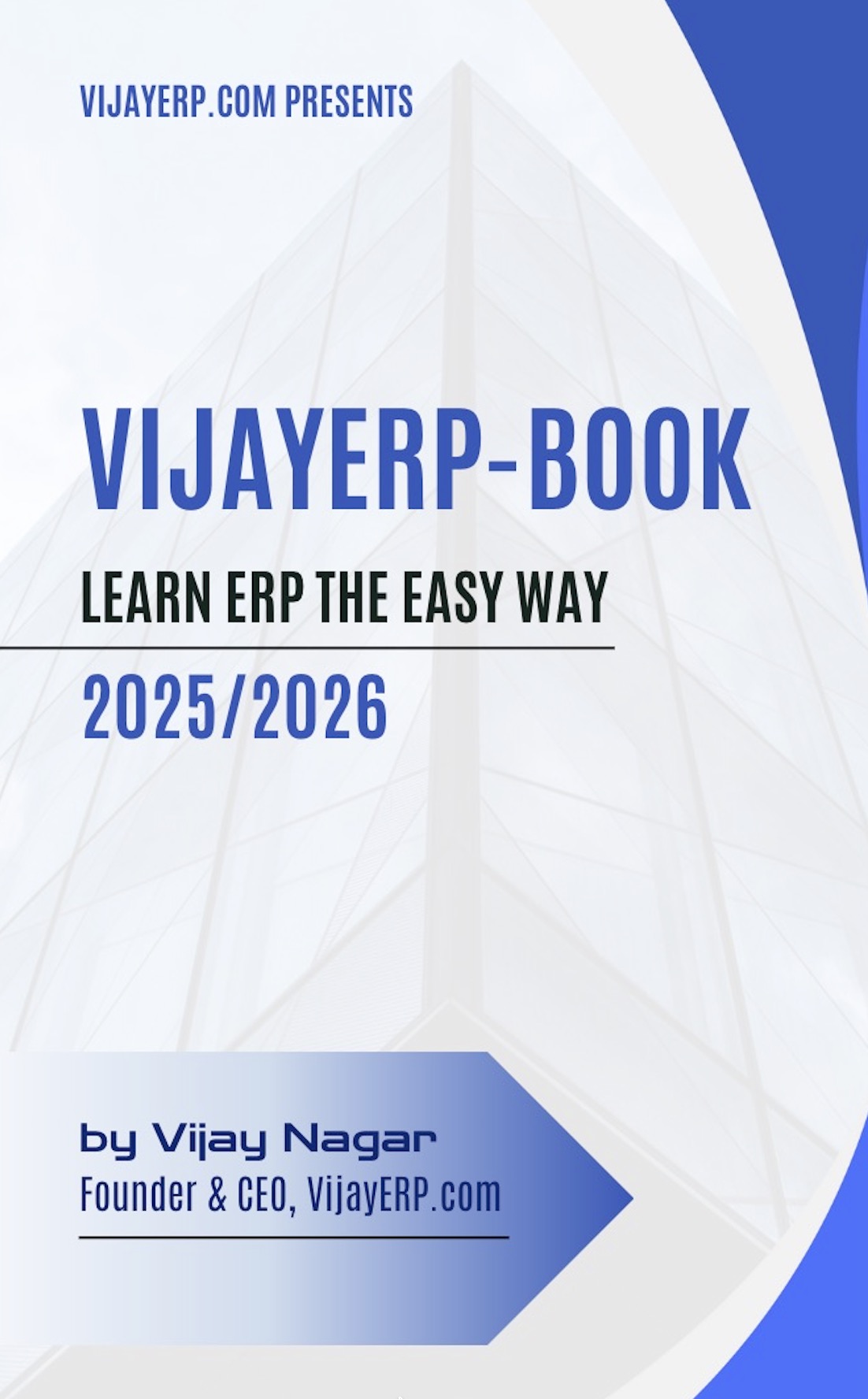 VijayERP Book Cover